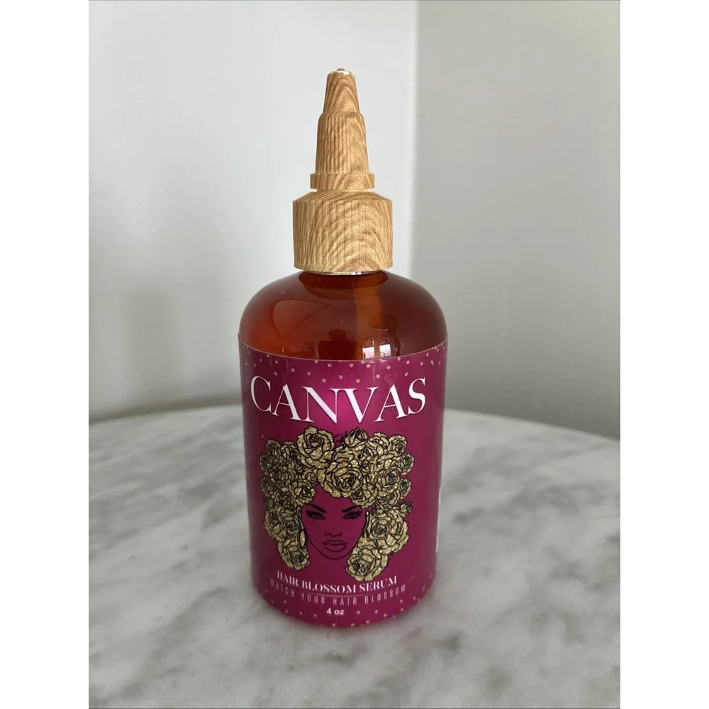 NEW! Canvas Beauty Hair Blossom Serum Growth Oil Rosemary Biotin 4oz SEALED